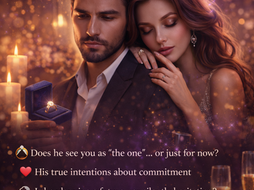 Selling:   Marriage Energy Reading – What Is He Really Planning?