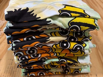 Bulk Lots: Bulk Lot of 22 Sesame Street Ernie & Bert Tie Dye T-Shirt Graphic