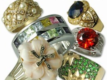 Bulk Lots: 10 pcs-Ladies S/S Estate Rings-PRICE DROP-$9.99 each!