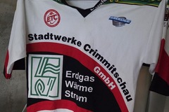 Verkaufen mit Online-Zahlungen: Epc crimmitschau Fan Trikot mit unterschriften 2000