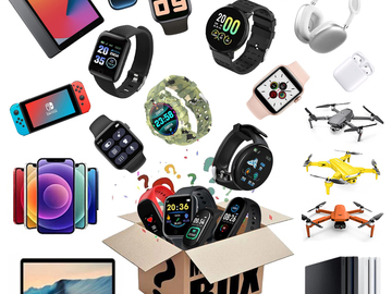 Bulk Lots: Mystery Box With 100 Items Of ready To Sell Merchandise