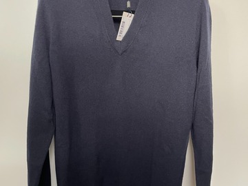 Selling with online payment: [EU][NO US TAX] NWT Suitsupply navy v neck cashmere sweater, size