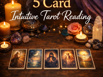 Selling: 5 Card Intuitive Tarot Reading ❤️