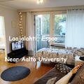 Annetaan vuokralle: Furnished 34.5m² studio+big balcony near Aalto Uni 