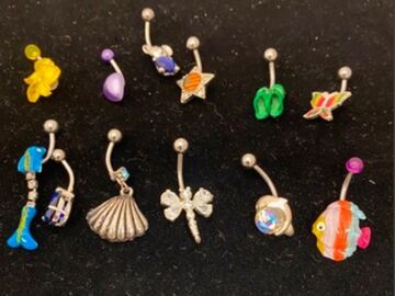 Bulk Lots: 108 pcs--Stainless Steel Body Jewelry--$0.99 pcs!