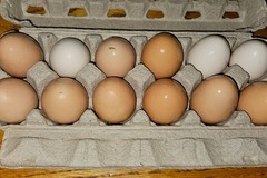 Selling with In-person Payment: Backyard raised Chicken eggs