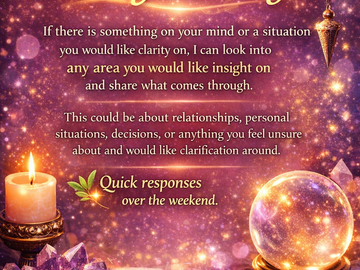 Selling: ✨ Weekend Spiritual Readings ✨quick response 