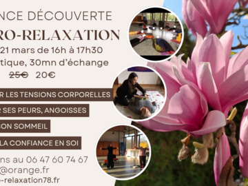 Vente: Séance découverte de SOPHRO-RELAXATION