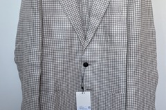 Selling with online payment: [EU][NO US TAX] NWT Suitsupply beige houndstooth jacket, size 36R