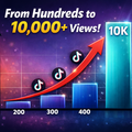 Selling:  Move from a few hundred Views to tens of thousands Tik Tokj