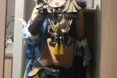 Selling with online payment: DOKI DOKI COSPLAY FULL SET + WIG OG VER GENSHIN IMPACT KIRARA