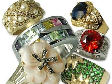 Bulk Lots: 36--Ladies Estate Rings--S/S--$1800 retail--PRICE DROP!
