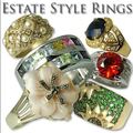 Bulk Lots: 36--Ladies Estate Rings--S/S--$1800 retail--PRICE DROP!