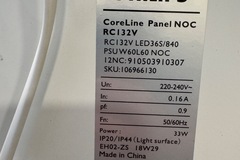 Gebruikte apparatuur: Philips coreline panelen 12 stuks
