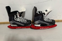 Verkaufen mit Online-Zahlungen: Bauer Vapor X400 Schlittschuhe – Gr. 7 – frisch geschliffen