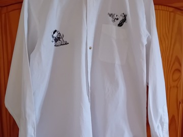 Selling: Chemise blanche "Snoopy musicien" - M