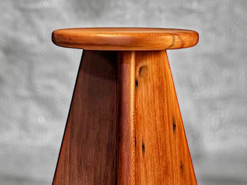 Selling: Designer Reclaimed Redwood "Reusable Lumber" Stool