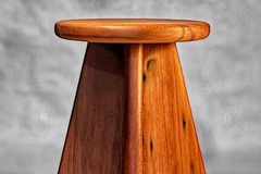 Selling: Designer Reclaimed Redwood "Reusable Lumber" Stool
