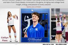 Clinics: (4th-8th Grade) PJ Marshall & EKU Women's Volleyball Clinic 