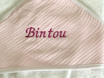 Sale retail: Coffret personnalisé gaze de coton et gant