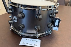 Selling with online payment: DW 8x14" Satin BNOB w/ Black Nickel Hardware - LIKE NEW