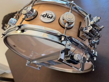 Selling with online payment: DW TrueSonic 5x14" Satin Natural Maple Finish - LIKE NEW