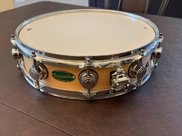 Selling with online payment: DW / Craviotto 3.5x15" Solid Shell Natural Satin Maple Snare Drum