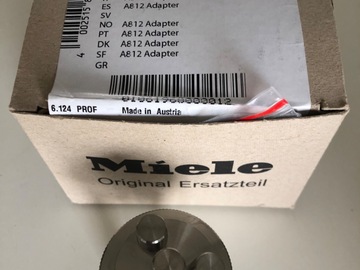 Nieuwe apparatuur: Miele Adapter A812  nieuw
