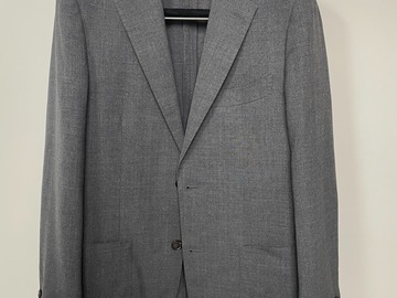 Selling with online payment: [EU][NO US TAX] Suitsupply charcoal traveller jacket, size 38R