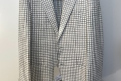 Selling with online payment: [EU][NO US TAX] NWT Suitsupply grey checked Ferla jacket, size 38