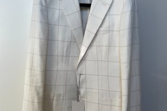 Selling with online payment: [EU][NO US TAX] NWT Suitsupply cream overchecked jacket, size 38R