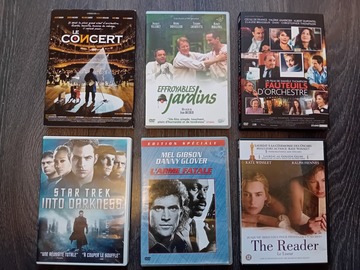 Vente: Lot de 6 DVD divers