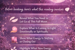 Selling: April Pink Full Moon Reading  