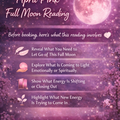 Selling: April Pink Full Moon Reading  