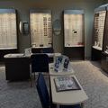 Selling with online payment: Custom EyeDesigns Frame Boards with dispensing tables.  