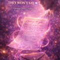 Selling: THE MESSAGE THEY WON’T SAY- from there heart PDF