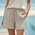 Bulk Lots: Lot of 10 Womens ELLEN TRACY COMPANY Sandstone Linen Shorts 