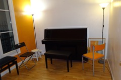 Location à l'heure: Salle avec piano d’étude - Octave & Arpège