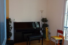 Location à l'heure: Salle avec piano d’étude - Octave & Arpège