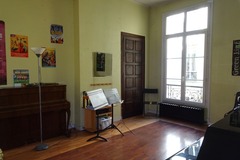 Location à l'heure: Salle avec piano d’étude - Octave & Arpège
