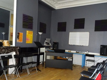 Location à l'heure: Salle avec piano d’étude - Octave & Arpège