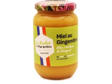Les miels : Miel au Gingembre du Périgord 500g