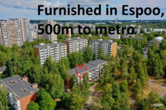 Renting out: furnished room in Espoo, bills covered, April 10. 2026
