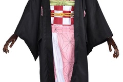 Selling with online payment: Nezuko Miccostumes FULL COSPLAY NEW MEDIUM