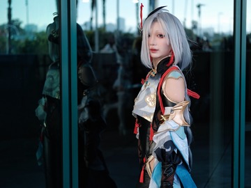 Selling with online payment: Shenhe Full Used Set | Classic Costume Design | Genshin Impact