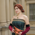 Selling with online payment: Cosplay inspired by Triss Merigold Masquerade Ball The Witcher