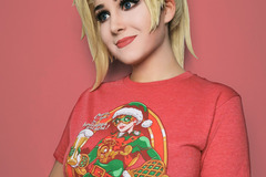 Selling with online payment: Pre-styled Mercy Cosplay Wig - Inspired by Overwatch 1 & 2