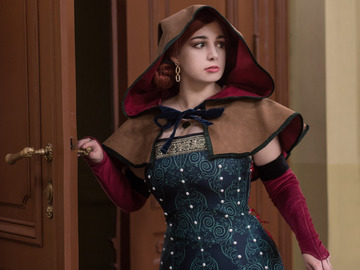 Selling with online payment: Triss Merigold Inspired Hood & Capelet - The Witcher 3 Cosplay