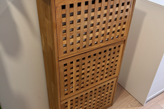 Selling: Wood shoe cabinet