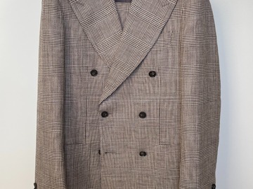 Selling with online payment: [EU][NO US TAX] LNWOT Suitsupply brown Glen check db suit, 36R